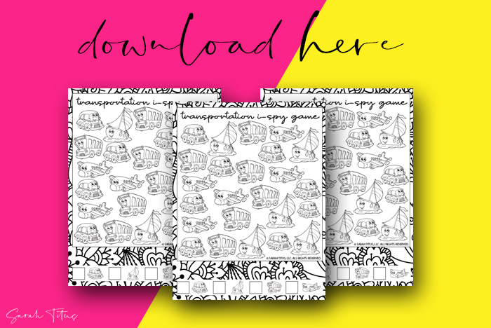 10 Fun Cute Art I-Spy Games For Free Printable