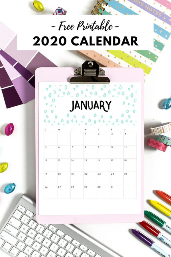 A fresh pattern every month will definitely make this year's planning more fun!