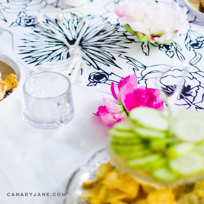 If you're hosting a party, these printable photo props will definitely cheer it up. A table runner template is also included and they are all colorable.