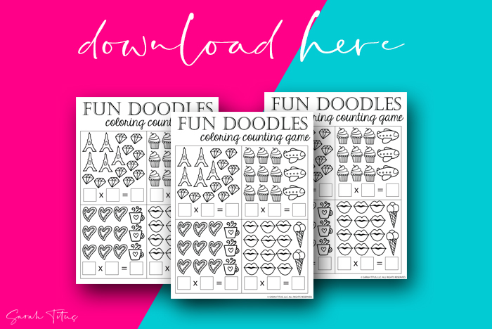 Cute Fun Math Games Multiplication Printables For Kids To Learn