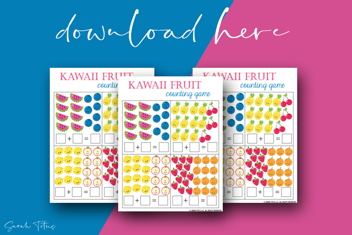 Cutest Art Addition Counting Math Worksheets Printables For Kids