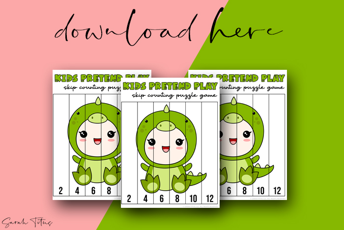 Cutest Art Skip Counting Games Puzzle Printables For Kids