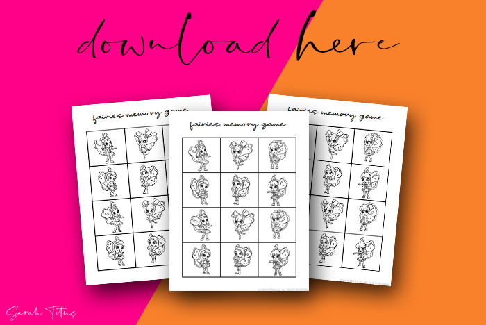 Cutest Printable Memory Games For Kids To Play