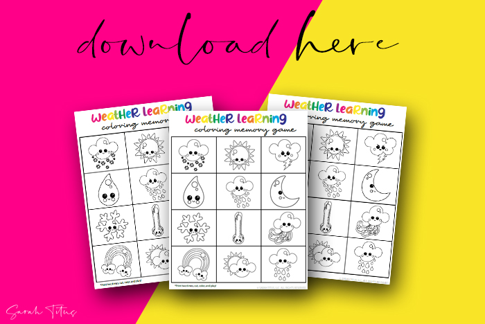 Cutest Printable Memory Games For Kids To Play