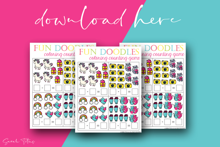 Educational Maths Games Subtraction Cute Free Printables