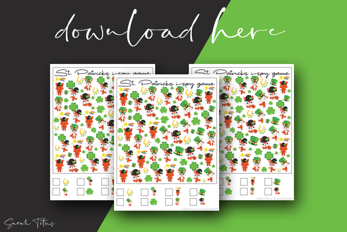 Fantastic Cute Holidays Printable I-Spy Games For Kids