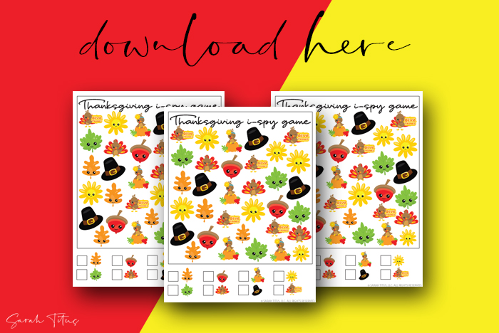Fantastic Cute Holidays Printable I-Spy Games For Kids