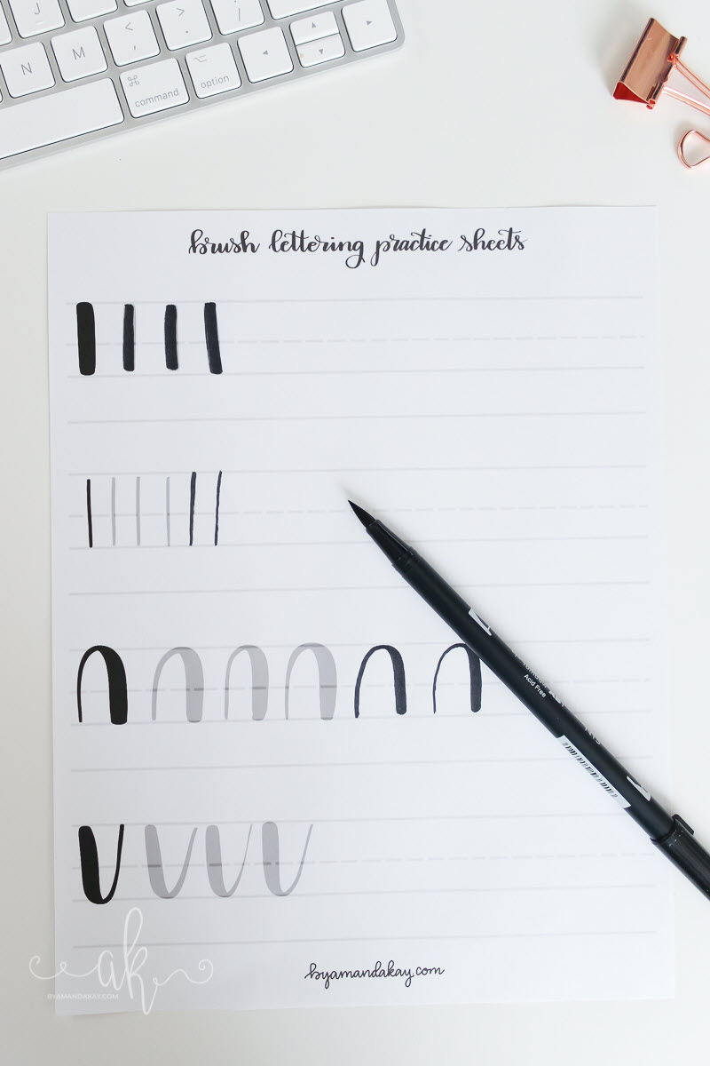 Basic strokes stand at the core of calligraphy so no matter how advanced you are it's a good idea to practice them every once in a while.