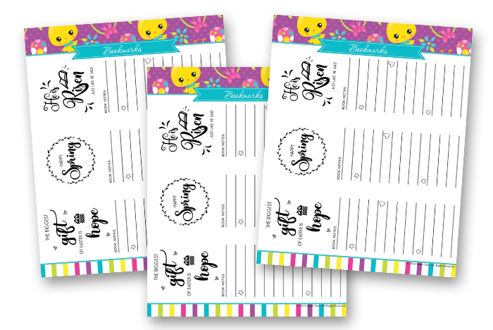 Easter Binder - Bookmarks