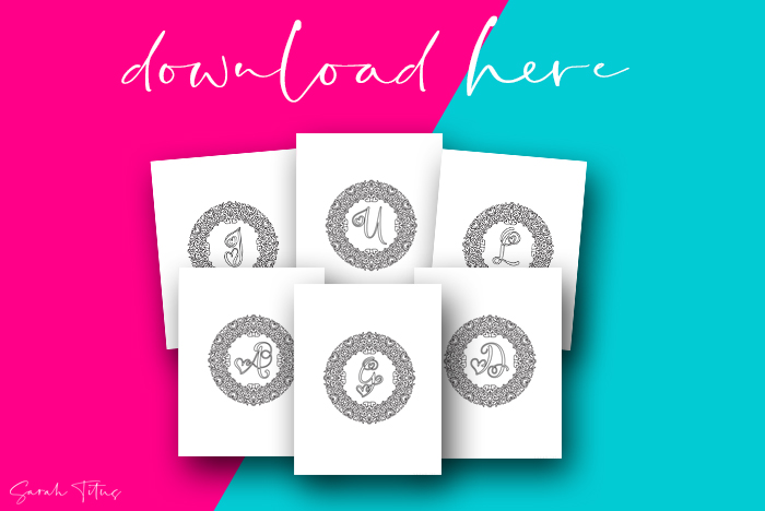 Fabulous Monogram Wall Art Printables Free For All Rooms In Your Home