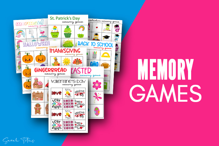 Fun Art Memory Games Printables That You Will Love