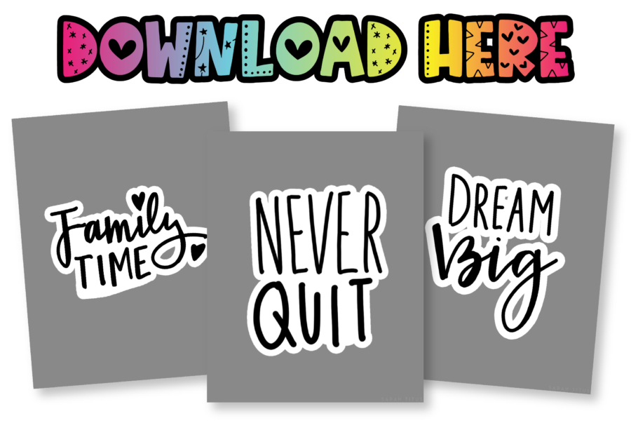 Gray, Black and White Wall Art Printables