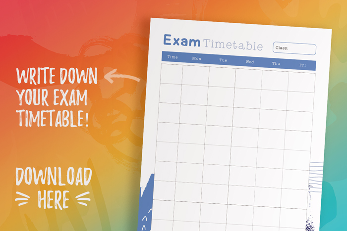 Free Exam Timetable_Student Planner