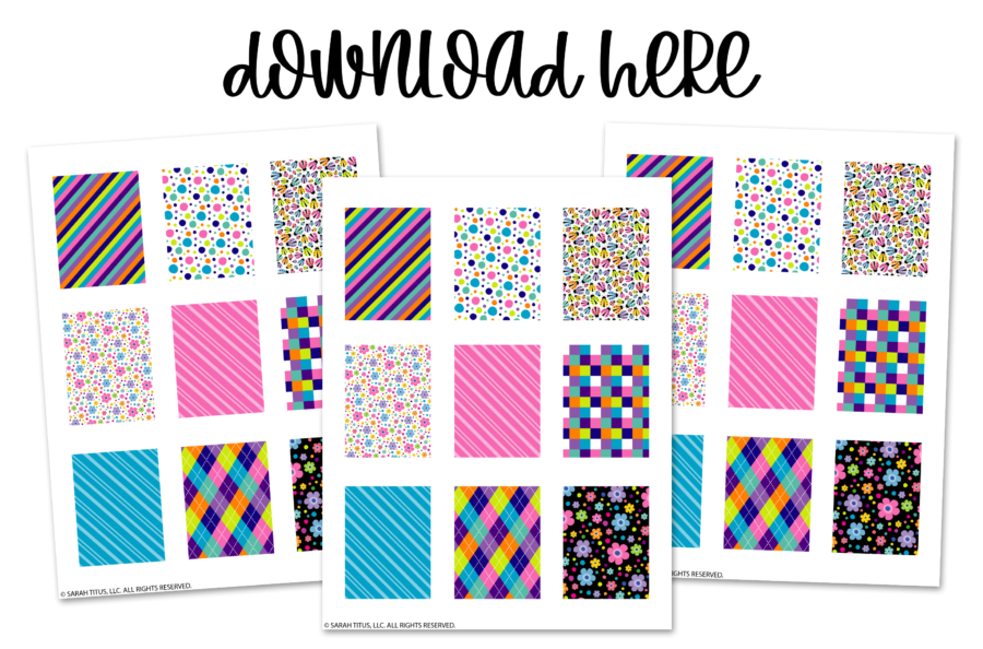 Beautiful Spring Flowers Art Printable Planner Stickers - Free