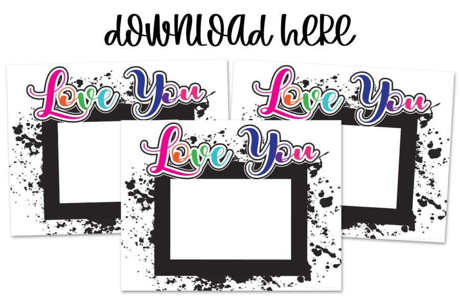 Cute Free Printable Photo Frames Art For Your Pictures - Horizontal