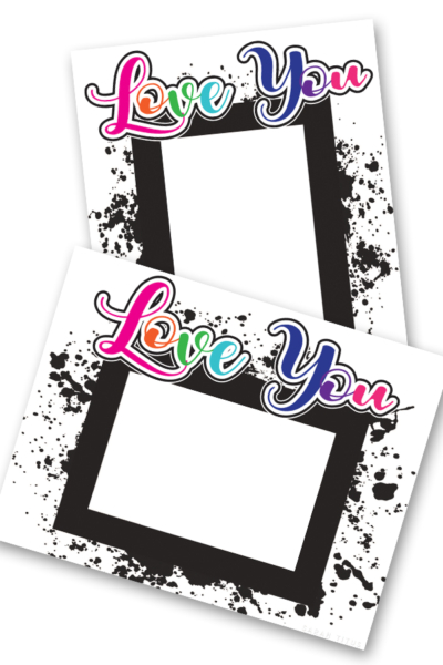 Cute Free Printable Photo Frames Art For Your Pictures - Horizontal and Vertical