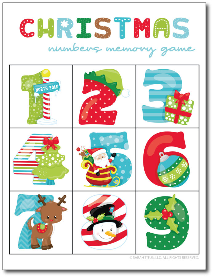 Christmas-Numbers-Memory-Game
