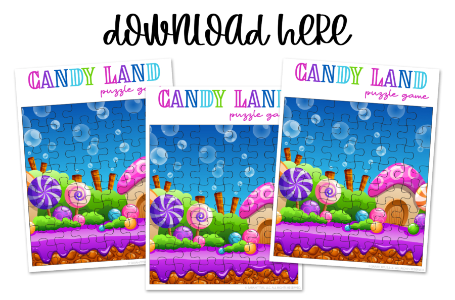 Cute Artwork Puzzle Games Printables Kids Will Love - Cand Land