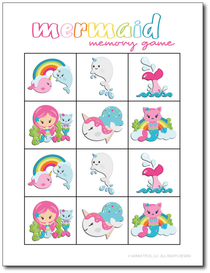 Memory-Game-Mermaid
