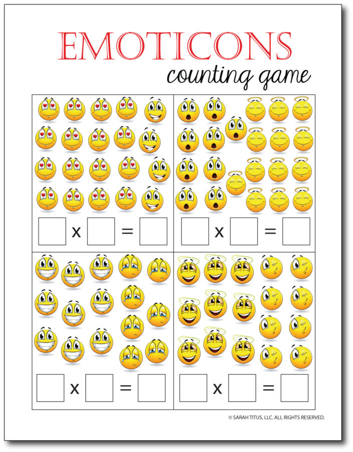 Multiplication-Math-Games-Emoticons