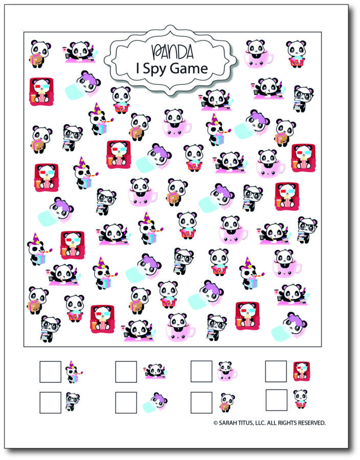 Panda I-Spy Game