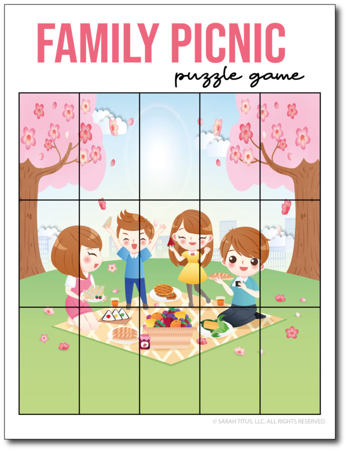 Puzzle-Game-Family-Picnic