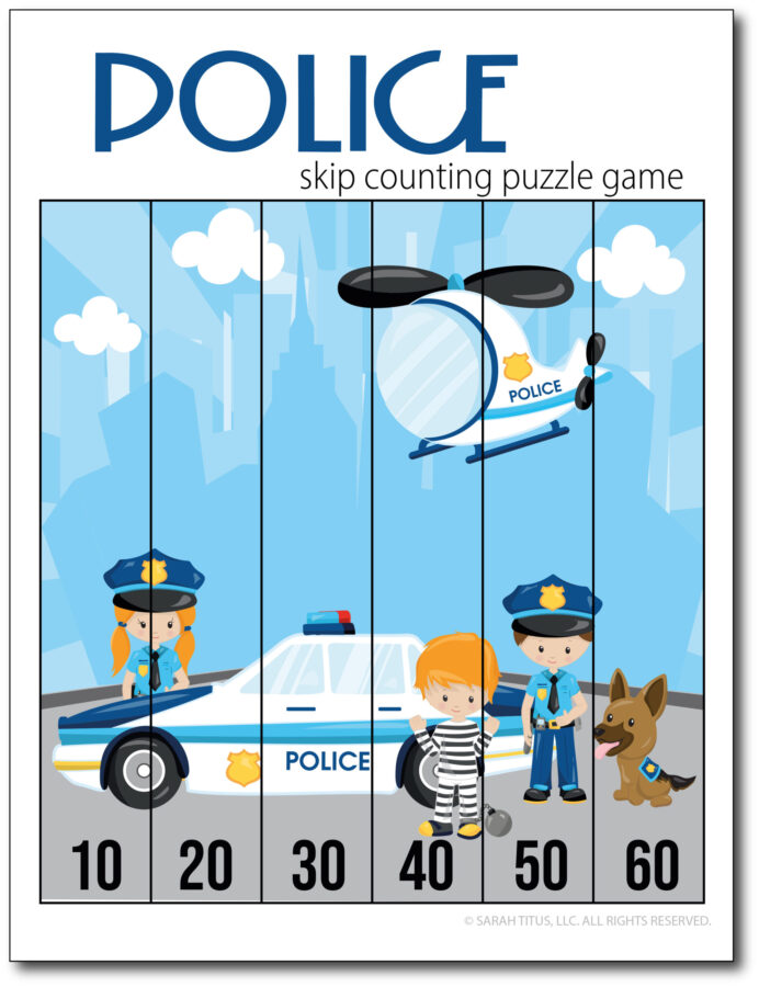 Skip-Counting-Police-10s
