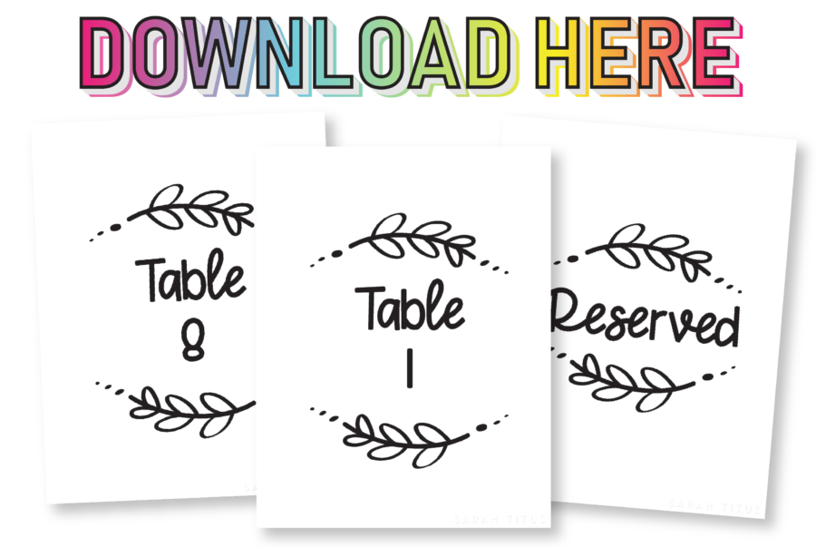Beautiful Art Printable Wedding Signs For Reception