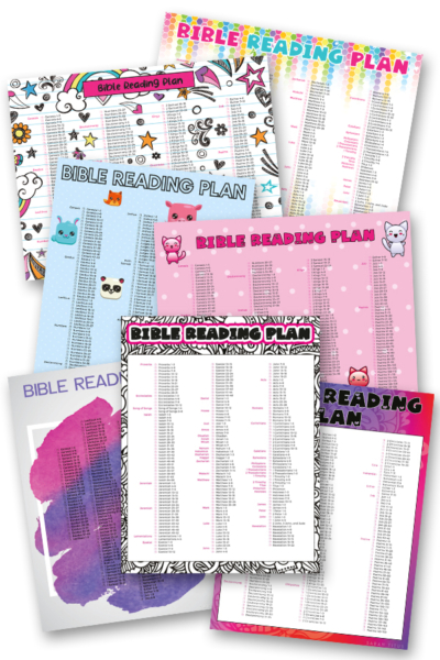 Super Cute Helpful Printable Bible Reading Plans