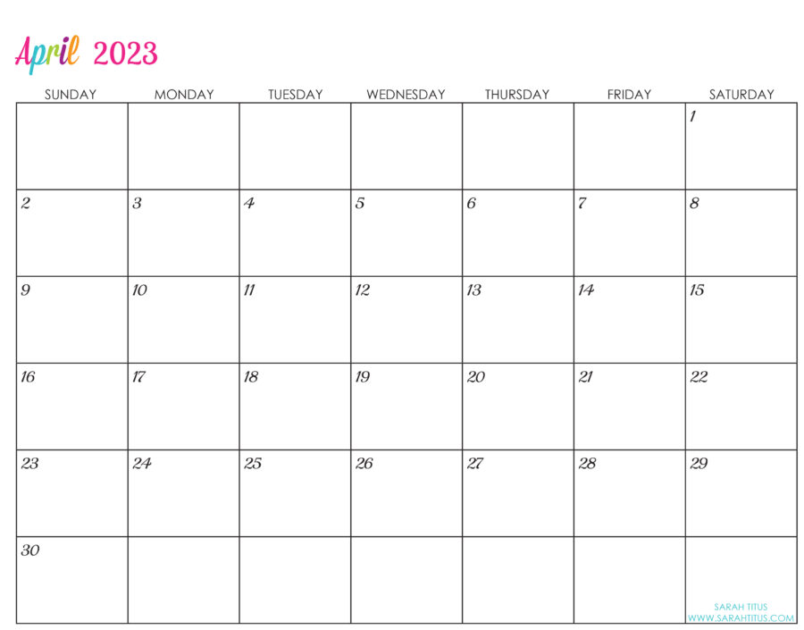 Customized Editable 2023 Free Printable Calendars | Welcome