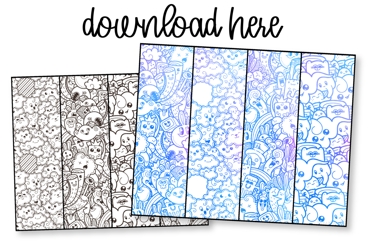 Free Bookmarks To Color For Kids - Sarah Titus