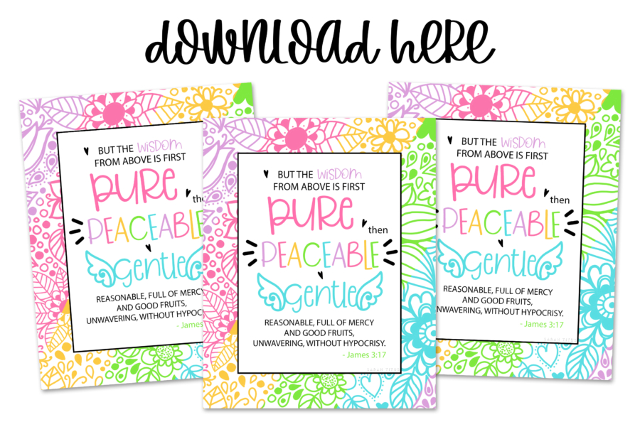 Gorgeous Wall Art James Bible Verse Printables For You