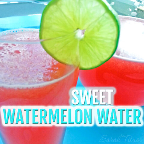 Sweet Watermelon Water