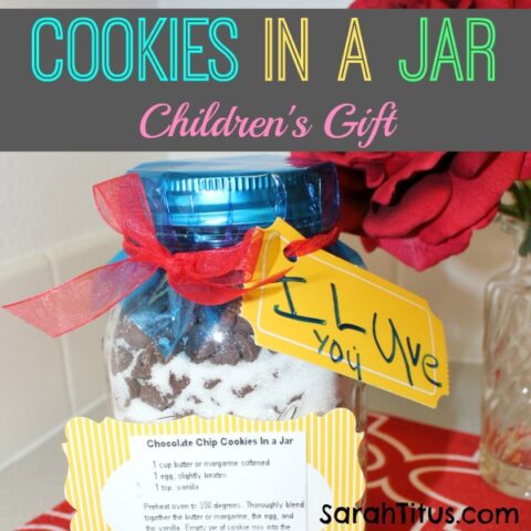 Cookies in a Jar: Children's Gift Idea