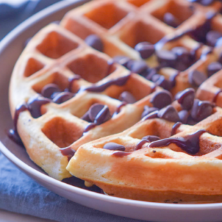 Double Chocolate Waffles