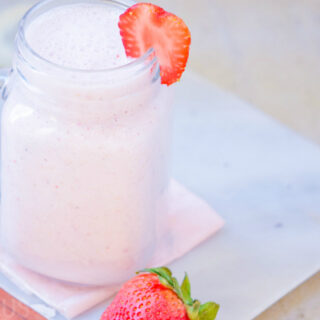 Strawberry Breakfast Milkshake
