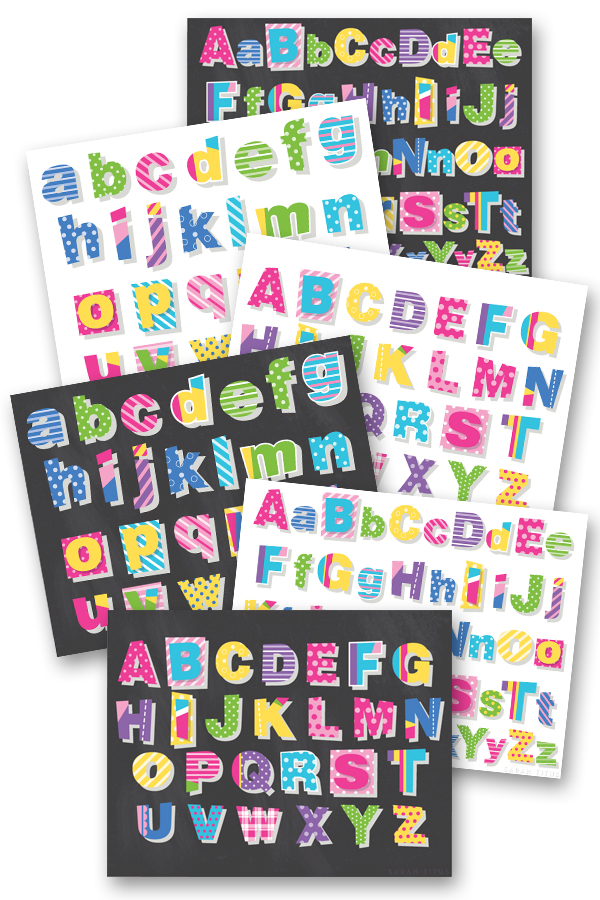 Colorful Classroom Alphabet Printable Wall Art Free