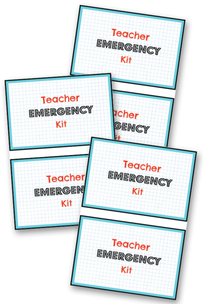 Teacher Emergency Kit