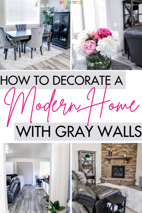 Home Tour - Modern Home Ideas: How to Decorate With Gray Walls