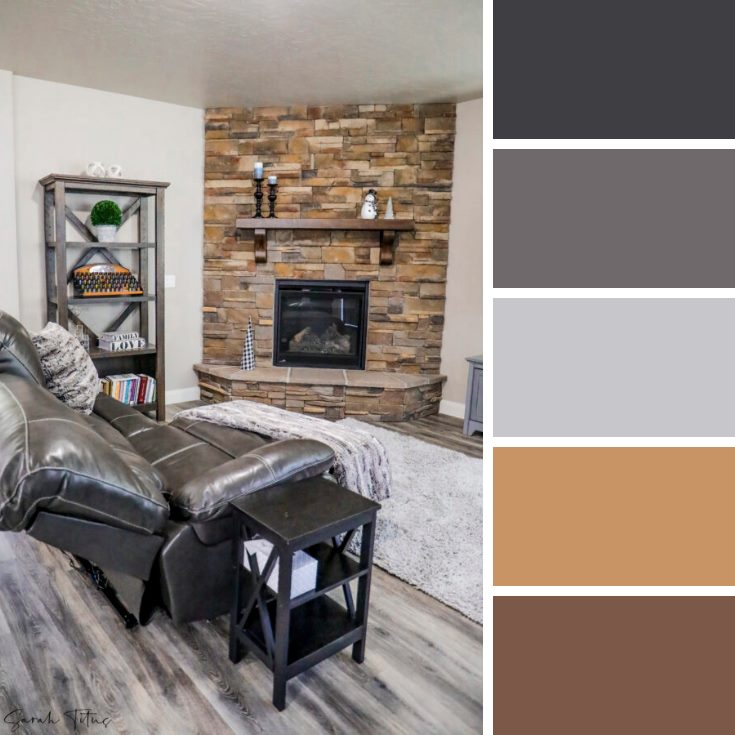 Home Tour Color Palette - Modern Home Ideas: How to Decorate With Gray Walls