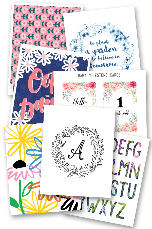 150+ Best Free Floral Printables
