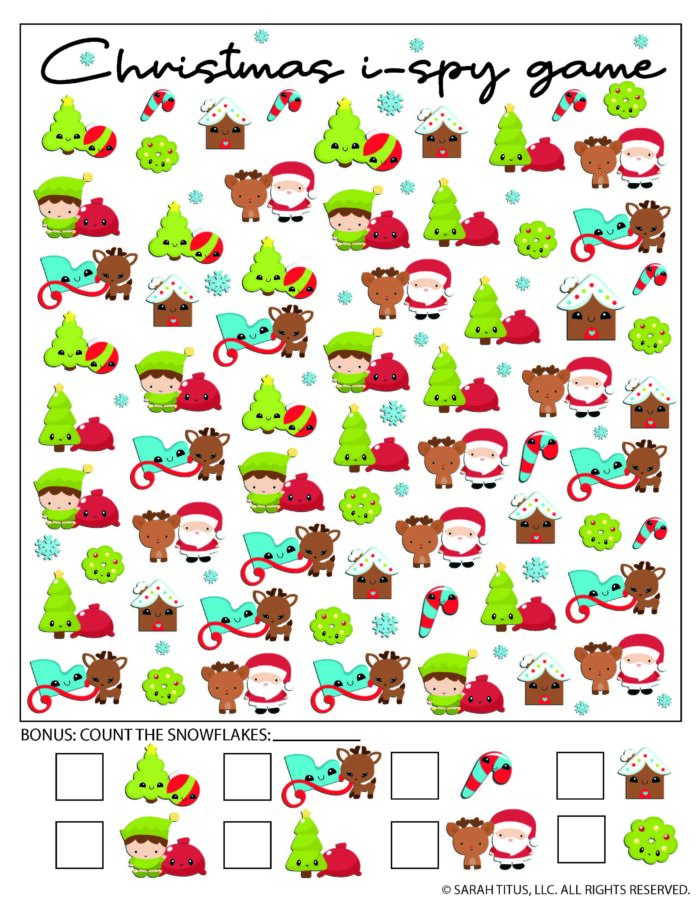 Christmas I-Spy Game