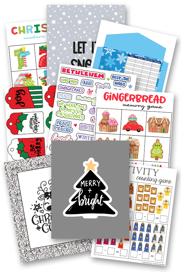 195 Free Christmas Printables Sarah Titus