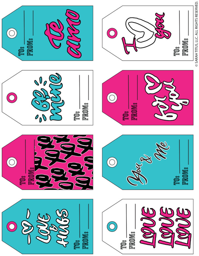 Valentine's Day Gift Tags