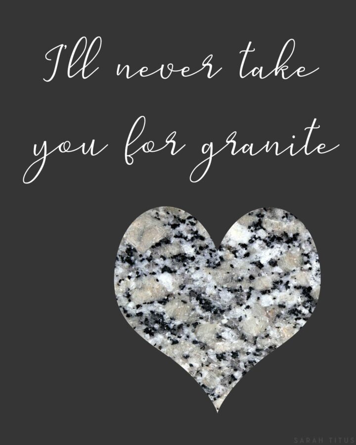 Valentine's Granite Wall Art