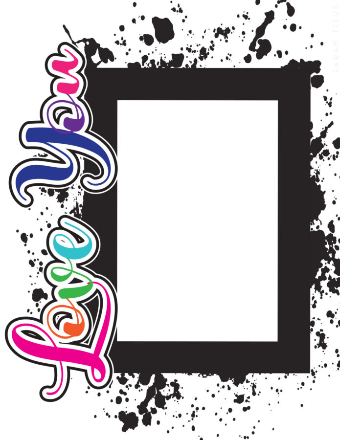 Love You Picture Frame (holds 4x6 pic) Horizontal
