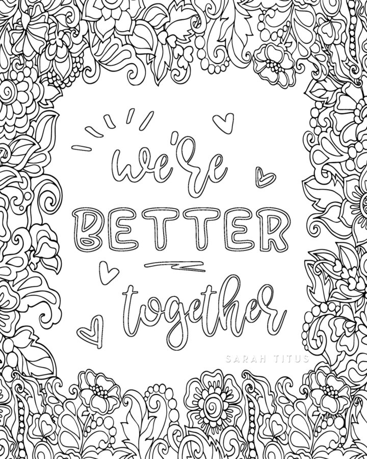 Love Coloring Pages