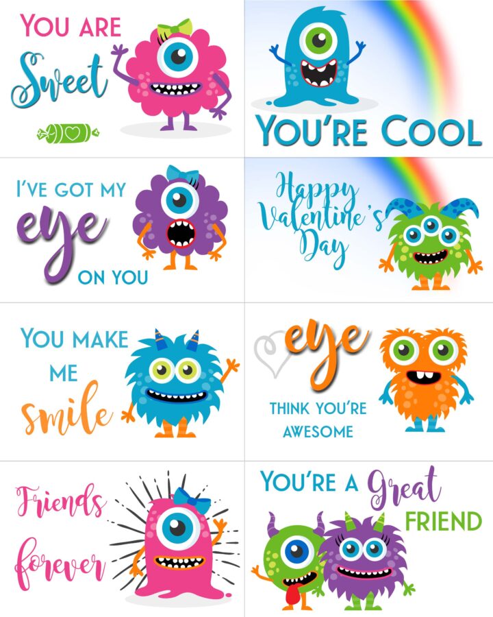 Girls Valentine's Day Cards