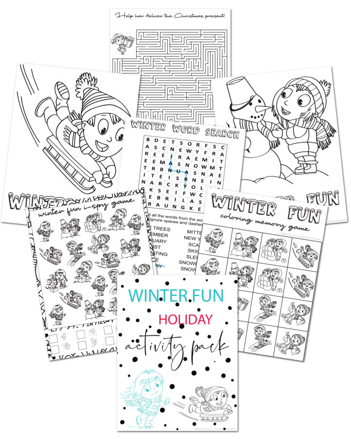 Winter Holiday Activity Pack