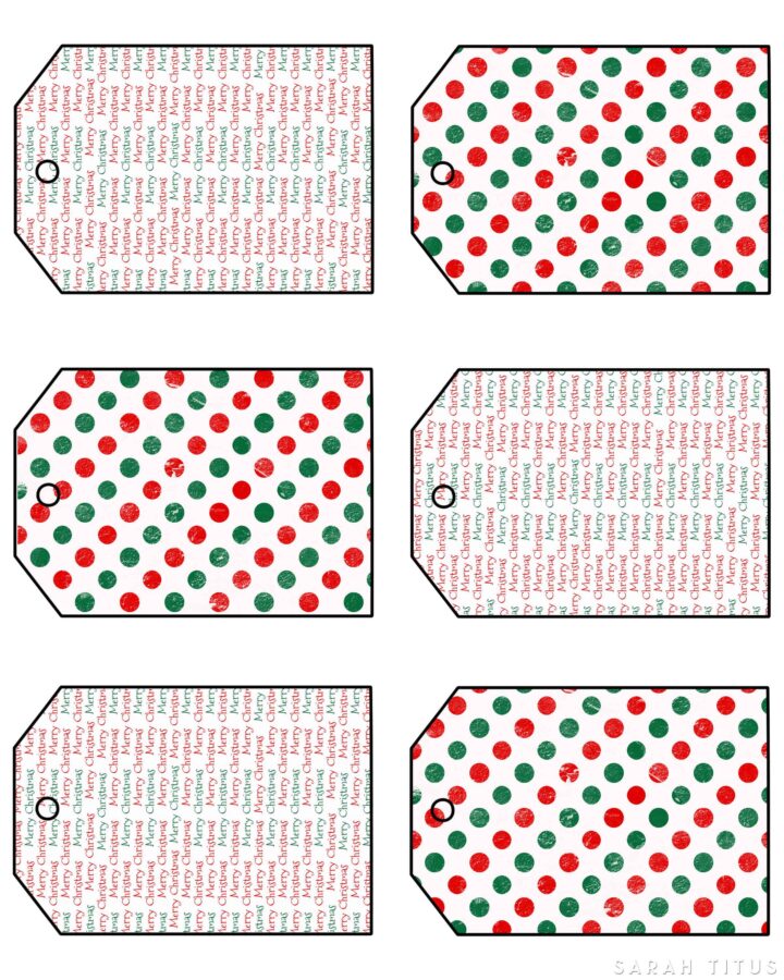 Xmas Gift Tags Bottoms